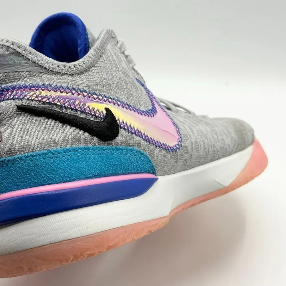 Nike Zoom LeBron NXXT Gen basketball Shoe Wolf Grey and Pink Spell - US Big Kids